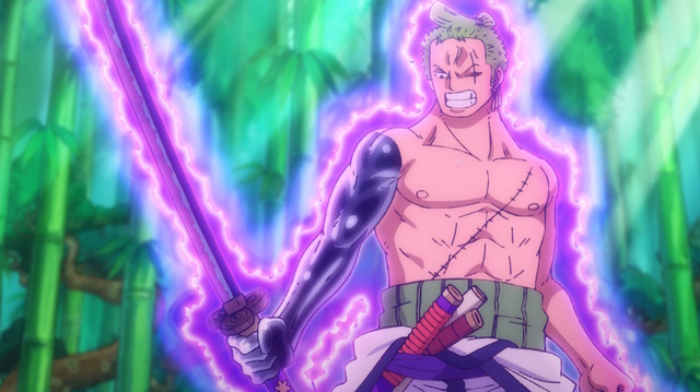 An Image of Zoro with Enma - Strongest Swords in One Piece