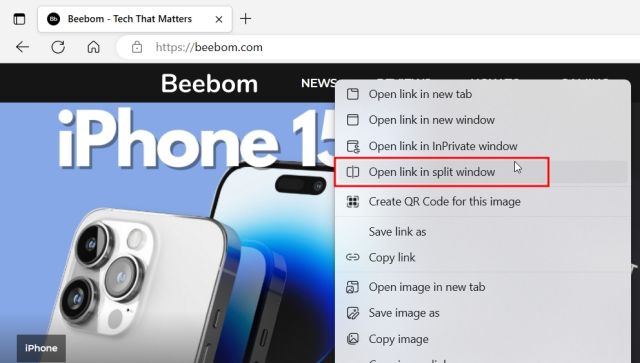 Cách sử dụng Chia đôi màn hình trong Microsoft Edge