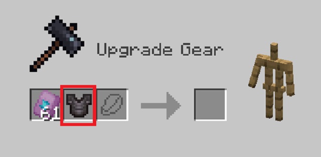 Armor in Smithing Table UI - How to Customize Armor in Minecraft