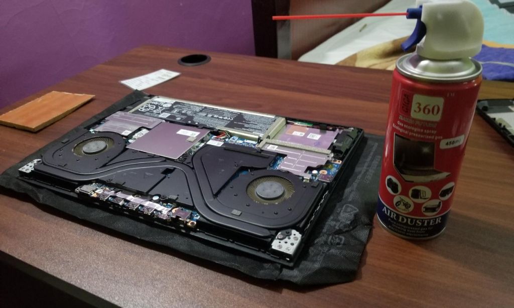 Clean Laptop Fans