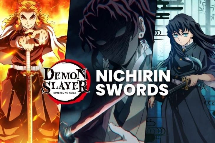 Demon Slayer Swords Complete List of Nichirin Sword, Colors, and Blades