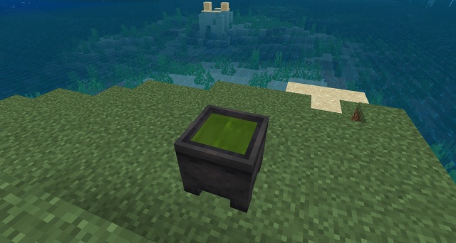 Farvet Cauldron -vand - Sådan tilpasser man rustning i Minecraft