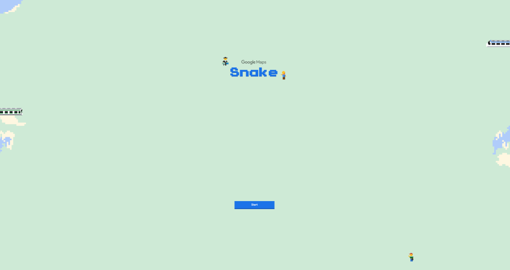Snake Game on Google Maps