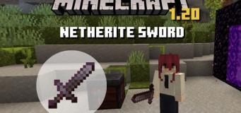 How to Make Netherite Sword in Minecraft