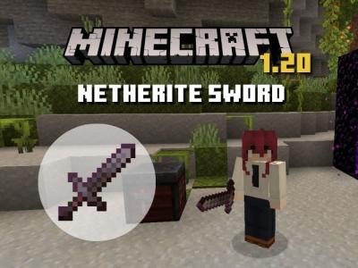 How to Make Netherite Sword in Minecraft