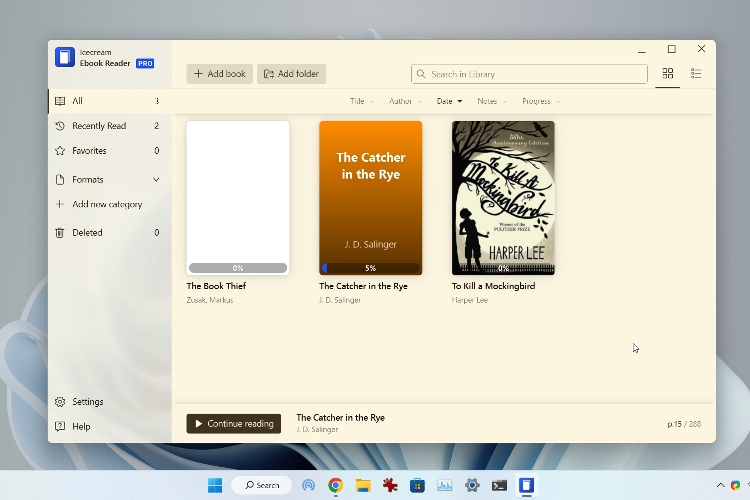 Icecream Ebook Reader The Best EPUB Reader For Windows 11 and 10 Beebom