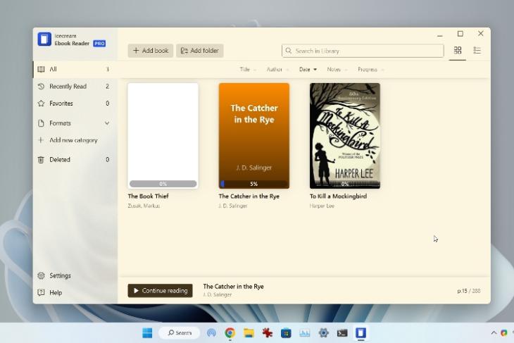 Icecream Ebook Reader: The Best EPUB Reader For Windows 11 and 10