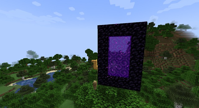 Nether Portal in Mc