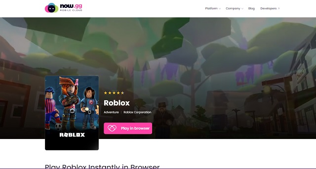 Roblox on nowgg