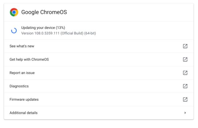 Update/Downgrade Your Chromebook