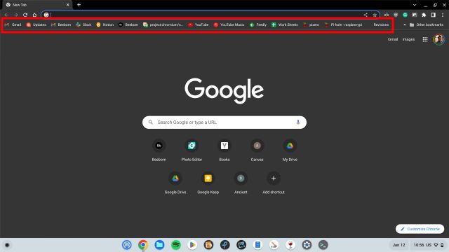 Xóa Dấu trang trên Chromebook (2023)