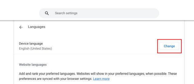 Thay đổi ngôn ngữ trên Chromebook (2023)