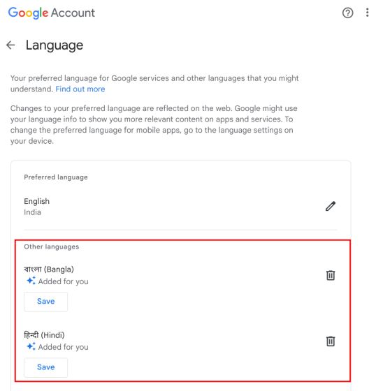 Change Google Account Language on a Chromebook