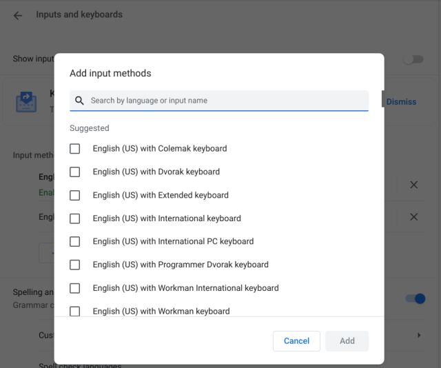 Chrome Os Settings