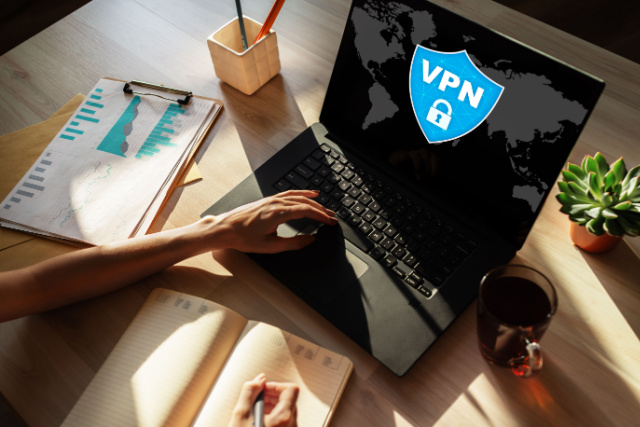 Enabling VPN on Windows PC. This image is the visual representation of enabling VPN on Windows.