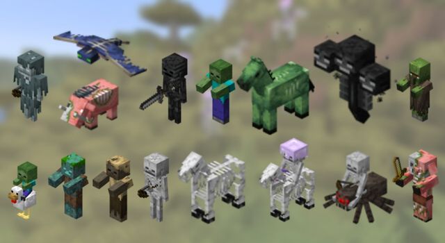 Undead Mobs of Minecraft