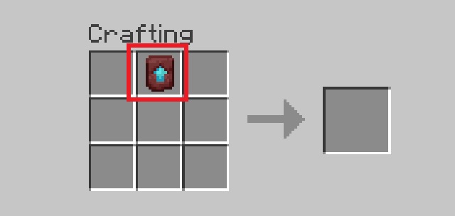 Upgrade Smithing -sjabloon in Crafting Area