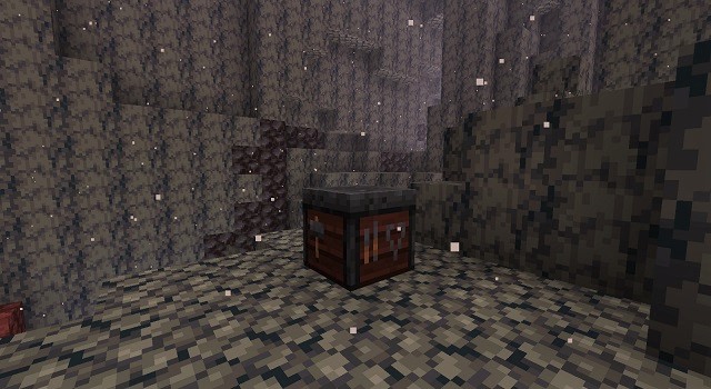 a Smithing Table in Nether - How to Make Netherite Sword in Minecraft