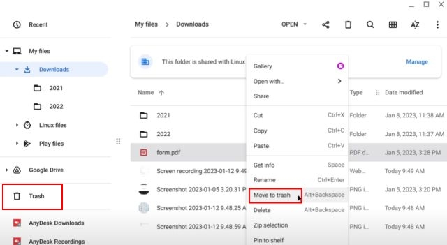 How to Delete Files on a Chromebook