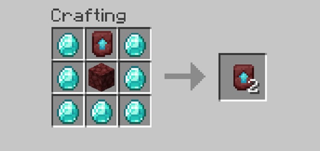 Crafting Recept of Smithing Templates
