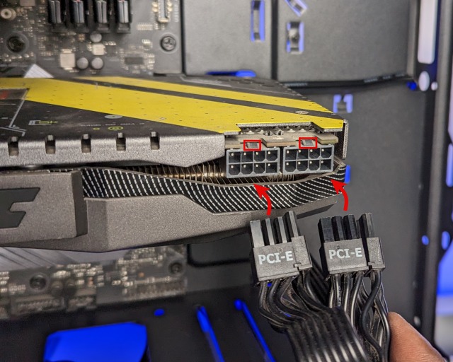 graphics card power supply connector