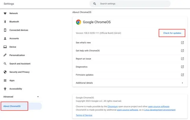 open chromebook camera