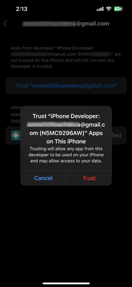 Trust iPhone AltStore - dynamic island iphone
