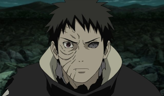 An image of Obito Uchiha in Naruto series.