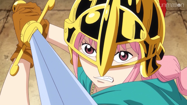 An image of Rebecca in One Piece.