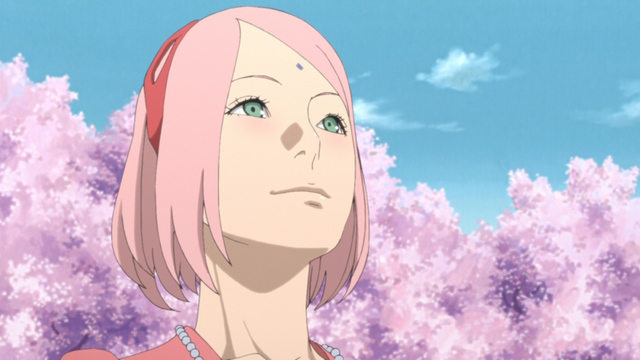 An image of Sakura Uchiha in Naruto Series.