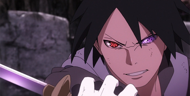 An image of Sasuke Uchiha in Naruto series.