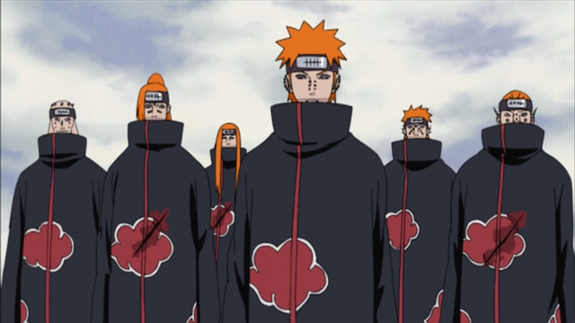 An image of the Six Paths of Pain in Naruto.