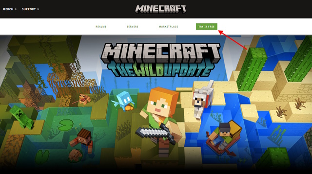 try minecraft for free