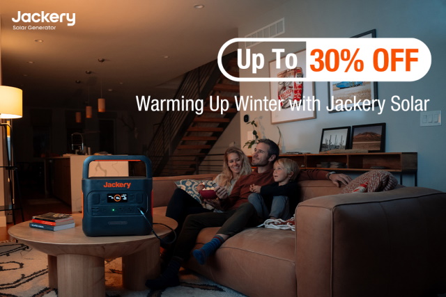 winter with jackery solar sale