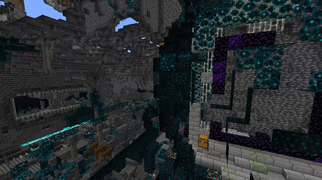 古城門戶和3個地牢Minecraft生存種子