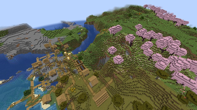 Como obter Cherry Grove em Minecraft