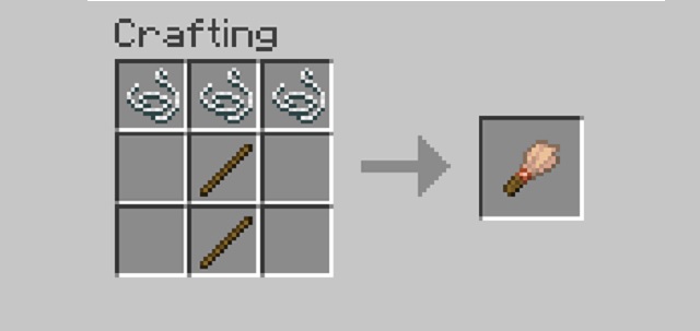 Crafting Recipe of Brush in Minecraft