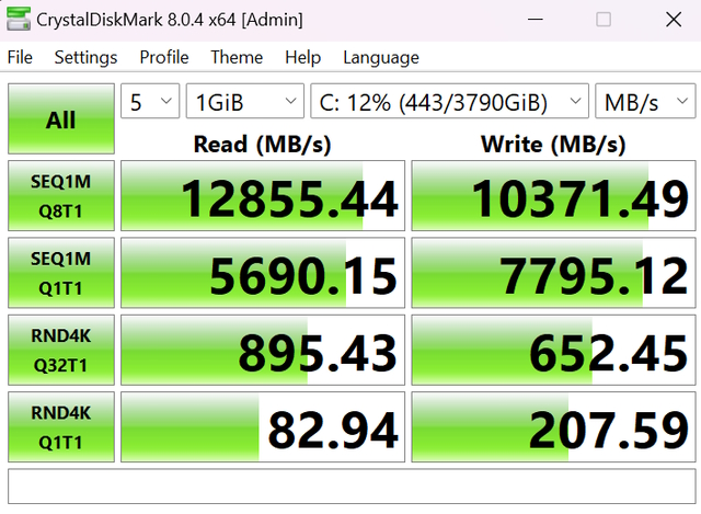 gen 4 nvme raid 0 speed