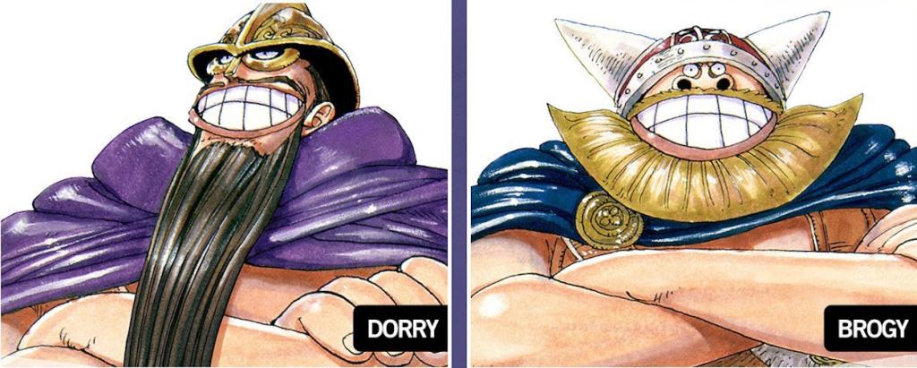 Dorry and Brogy in One Piece manga