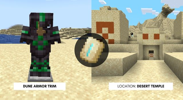 Alle R Stungsverzierungen In Minecraft Wo Finde Ich Sie Futuriq De   Dune Armor Trim 