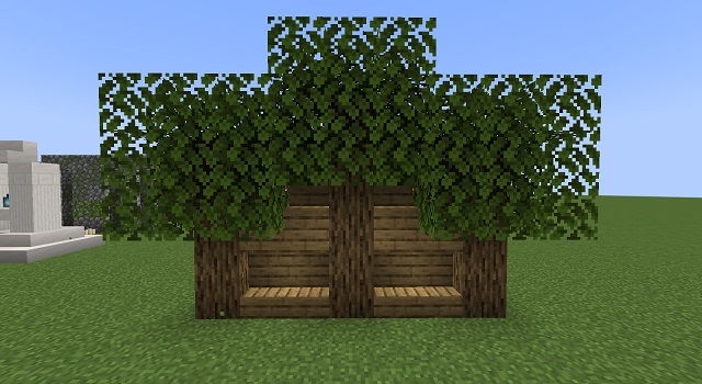 Forest Wall - Best Minecraft Wall Ideas