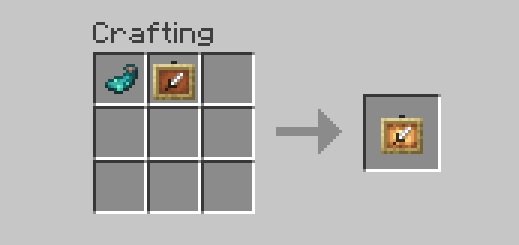 Glow Item Frame crafting recipe in Minecraft