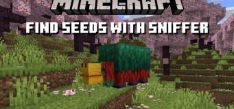 How to Find Seeds with Sniffer in Minecraft 1.20