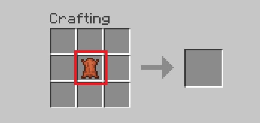 Leather in crafting table