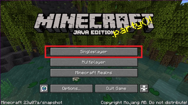 Minecraft Single Player
