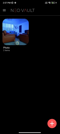 Neo Vault photo hiding app