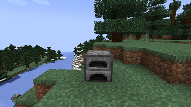 Placed Furnace in Minecraft