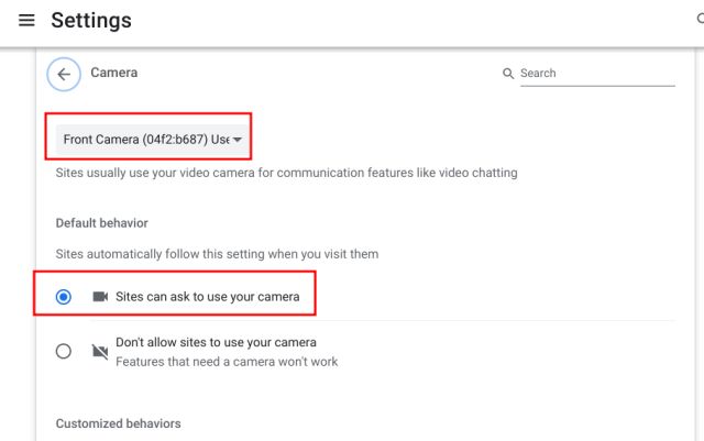 Activer L'Autorisation De Caméra Sur Votre Chromebook