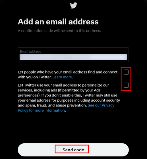 How to Set UP 2FA for Twitter?
This image represents the email verification Option in Twitter