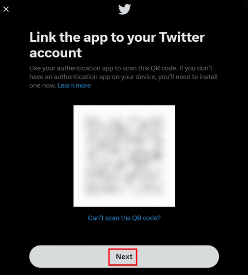 Linking Twitter account to Google Authenticator